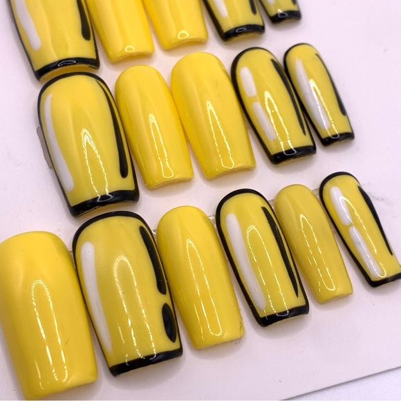 Yellow pop art set - Picture 4 of 5